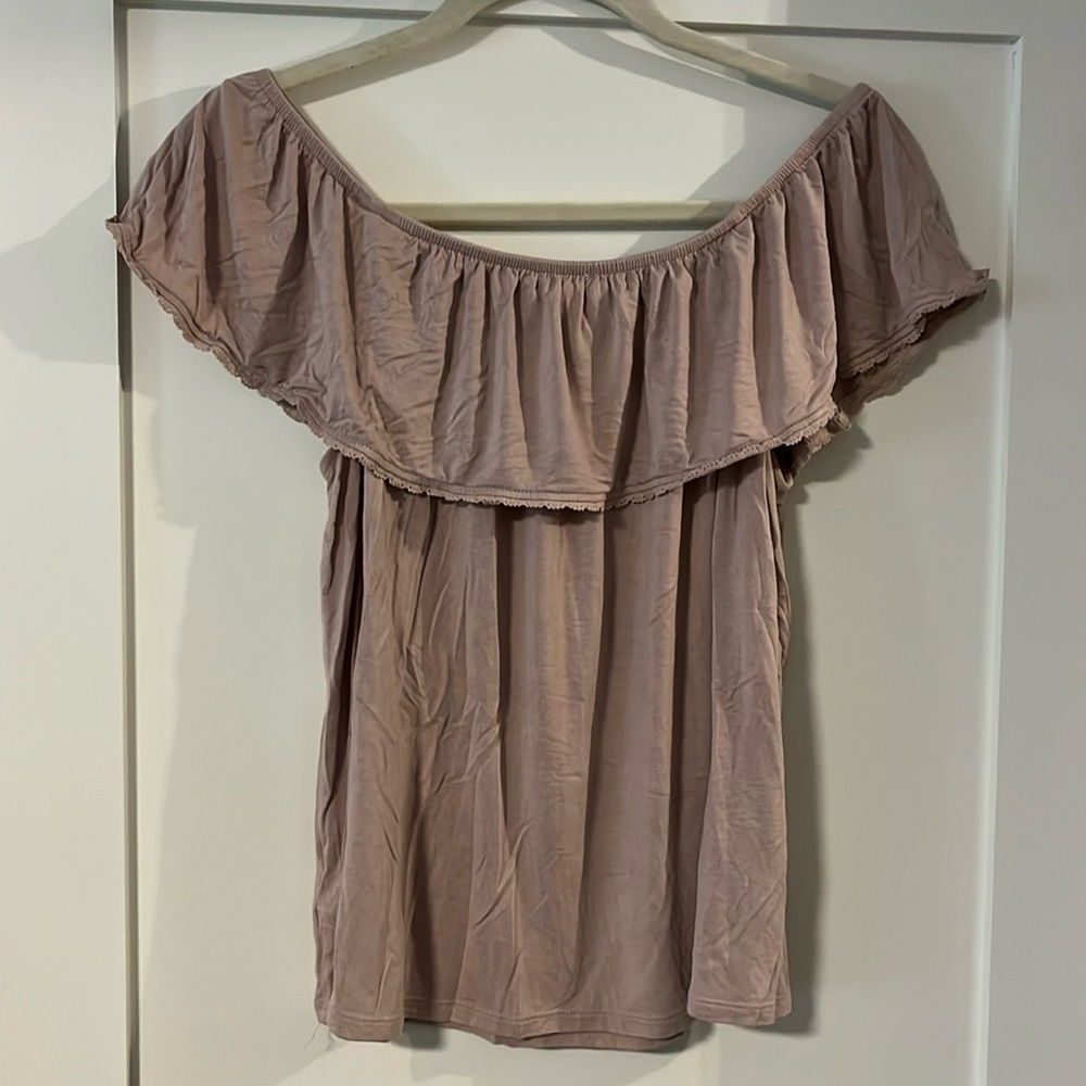 CJLA Blush Off-the-Shoulder Top
